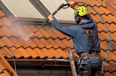Démoussage et hydrofuge de toiture à Arbon